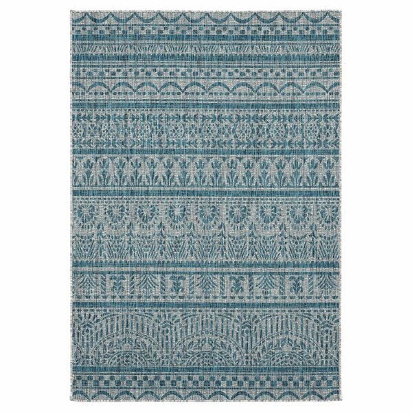 United Weavers Of America 5 ft. 3 in. x 7 ft. 6 in. Augusta Diani Aqua Rectangle Area Rug 3900 10163 69